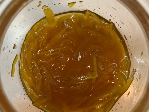 柚子の皮のマーマレード ちょっとならレンジが便利